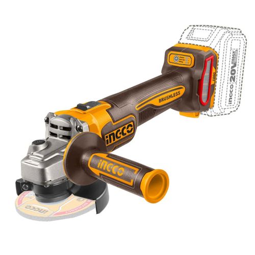 2-1-7.jpg Ingco Cordless angle grinder 20v 115mm - Image 1