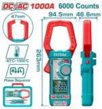 Total DC/AC clamp meter 6000 counts - Image 3