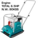 Total Gasoline plate compactor 4.8Kw(6.5HP) Weight:90Kgs - Image 2